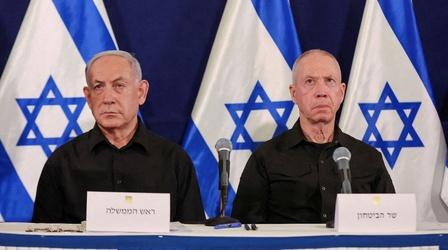 Video thumbnail: PBS News Hour News Wrap: Netanyahu fires Israeli Defense Minister Gallant