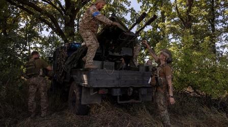 Video thumbnail: PBS News Hour Ukraine loses ground to Russia as U.S. support in doubt