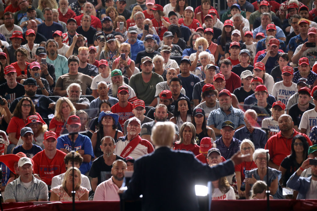Trump Holds Campaign Rally In Harrisburg, Pennsylvania