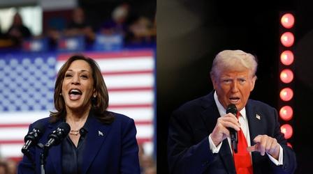 Video thumbnail: Washington Week with The Atlantic Harris, Trump test closing arguments in battleground states