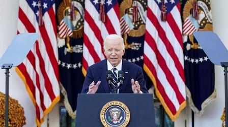 Video thumbnail: PBS News Hour Biden calls for peaceful transition after Trump's victory